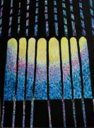 obraz olejny impresjonizm abstrakcja witraż nowy