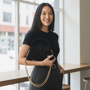 Czarna torebka borsa_beads 