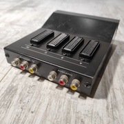 przełącznik EURO AV audio Video RCA SCART