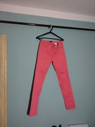 Różowe spodnie h&m