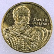 2 złote 2001 rok Sobieski 