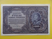 1000 Marek polskich seria III F rok 1919 aUNC