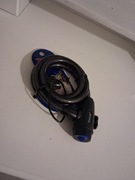 Zapinka rowerowa klucz 1m złodziejka linka