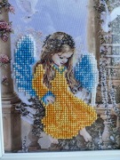 Obraz hartowany koralikami