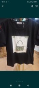 T-shirt aplikacja torebki