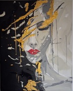 Spokój duszy  40x50 cm farby akrylowe