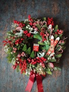 Wyjątkowy wianek świąteczny zimowy - Listy do M