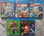 Zestaw 5 gier LEGO PS4 | Marvel, DC, Star Wars | PEGI 7