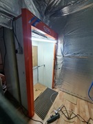 Kabina lakiernicza, ścina lakiernicza