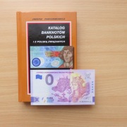 Katalog Banknotów 2023 Parchimowicz + banknot 0 euro Jadwiga