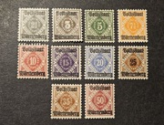 *** WuRTEmBErg Nr 134-143  *** ALT DeuTschLAnd *** Serie *** 61