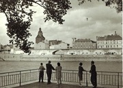 Gorzów Wlkp. taras widokowy obok rzeki Warty l. 50