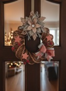 Świąteczny wieniec handmade – magia świąt, eleganckie ozdoby, eko-łoza