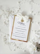 Zaproszenie na Pierwszą Komunię Świętą, Chrzest ręcznie robione 