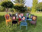 Komplet wyjątkowych krzeseł