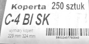 Biała Koperta C4 SK - 250szt.
