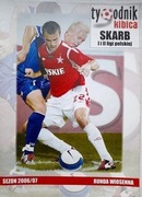 Skarb Kibica 2006/07 wiosna polska składy Ekstraklasa i 2 liga piłkarska
