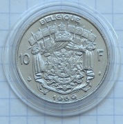 #734 Belgia 10 franków 1969 Q stan!