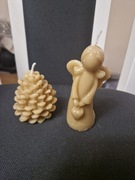 Świąteczne świwczki z wosku pszczelego 15zl sztuka