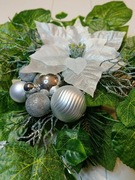 WIĄZANKA STROIK ŚWIĄTECZNY NA GRÓB KOMPOZYCJA NA CMENTARZ 