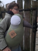 Pluszanko-poduszka  Ptak z 100% bawełny