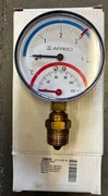 Termomanometr 4bar 120stC 80mm 1/2" boczny radialny