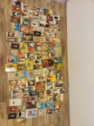 Zestaw kartki święte obrazki dewocjonalia dewocjonalista religijne