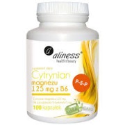 Aliness Cytrynian Magnezu 125 mg z B6 kapsułki, 100 szt.