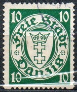 Wolne Miasto Gdańsk Fi 268R 1937r. kasowane