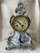 Zabytkowy zegar kominkowy holenderski