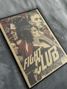 Plakat "Fight Club" (Podziemny Krąg) w aluminiowej ramie 35x50 cm