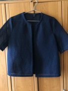 COS MARYNARKA KURTKA ŻAKIET GRANATOWA S / 36 WAFEL