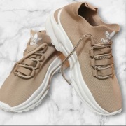 Sneakersy sportowe beżowe 