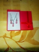 Zestaw biżuterii posrebrzany 925