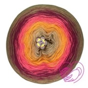 Motki Ombre Bawełna Akryl 4 Nitki 1000 m Magiczne Sploty