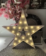 Gwiazda ledowa ozdoba świąteczna