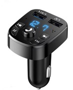 Transmiter FM Bluetooth 5.0 Samochodowy USB AUX LED Zestaw Głośnomówiący