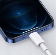 Oryginalny kabel USB-C lightning do iPhone iPad iPod 100cm biały