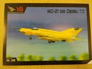 Model kartonowy Mig 21 bis Capeti Angraf Model