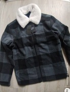 Kurtka męska w kratę , przejściowa,wełna 10%Only &Sons