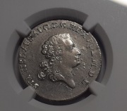  A. Poniatowski 4 grosze (złotówka) 1766 NGC AU53