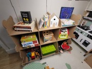 Regał dziecięcy MIŚ – szafka, półka na książki i zabawki MDF