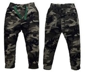 Spodnie spodenki moro dla chłopca r. 86