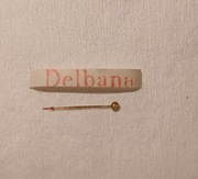 DELBANA,  wskazówka sekundnika 