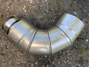 Kolano redukcyjne 150/90 MKS LK stal nierdzewna