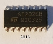 ST202EB   =/-15 kV ESD-protected 5 V RS-232 transceiver