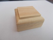 Podstawka drewniana mała pod modele figurki cokół