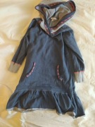 Sukienka/ tunika z kapturem 116