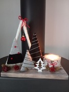 Świecznik świąteczny  RĘKODZIEŁO 