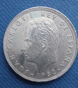 Moneta Hiszpania 25 peset 1985